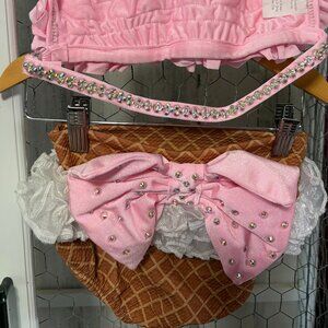 Custom Ice Cream Theme Dance Costume Size 5/6